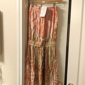 Tiare Hawaii Tie-Dye Raindance Dress Pink/Wht/Ylw